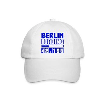 Berlin Loading Marathon  - Baseballkappe - Weiß/Weiß - Vorne