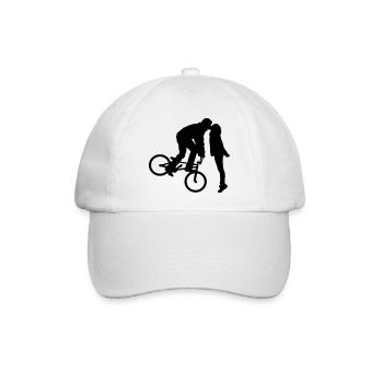 Kuss - Baseballkappe - Weiß/Weiß - Vorne