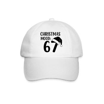 Christmas Mood: 67 - Baseballkappe - Weiß/Weiß - Vorne