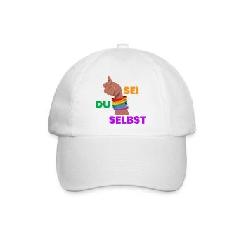 Pride Faust Selbstbestimmung - Baseballkappe - Weiß/Weiß - Vorne