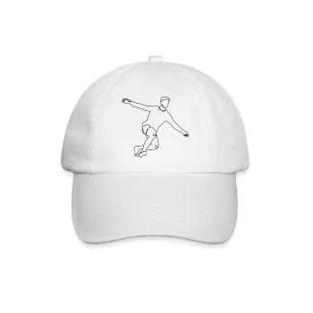 Jubel - Baseballkappe - Weiß/Weiß - Vorne