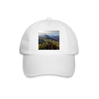 Ardèche Naturlandschaft – Originalfoto - Baseballkappe - Weiß/Weiß - Vorne