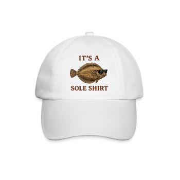 Es ist ein Sole Shirt - Baseballkappe - Weiß/Weiß - Vorne