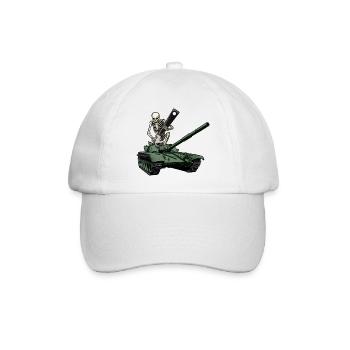 Panzerwehr – Blechöffner - Baseballkappe - Weiß/Weiß - Vorne
