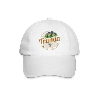 Tramin Trentino Südtirol Italien Vintage Souvenir - Baseballkappe - Weiß/Weiß - Vorne