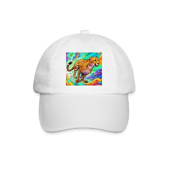 Gepard - Baseballkappe - Weiß/Weiß - Vorne