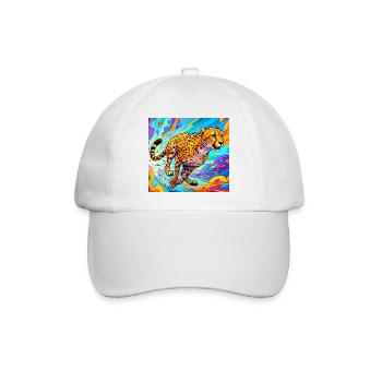 Gepard - Baseballkappe - Weiß/Weiß - Vorne