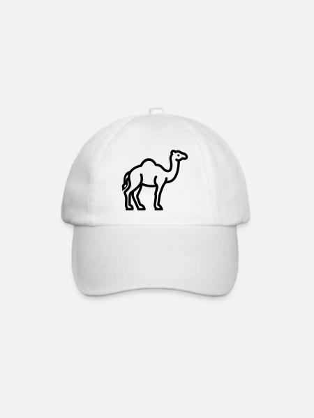 Kamel - Baseballkappe - Weiß/Weiß