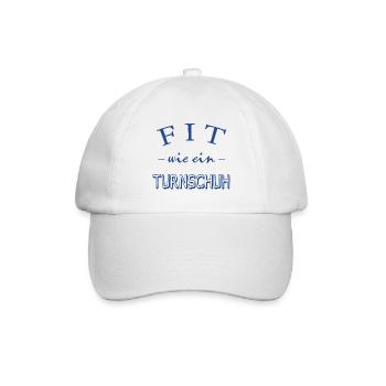 FIT wie ein Turnschuh - Baseballkappe - Weiß/Weiß - Vorne