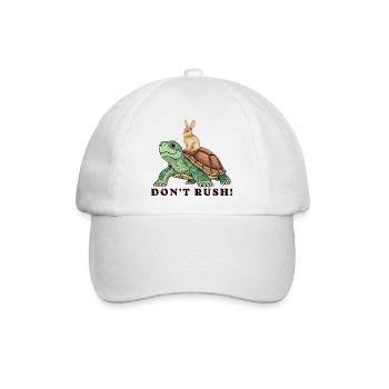 Lass dir Zeit! - Baseballkappe - Weiß/Weiß - Vorne