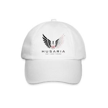 Husaria Digital Wings – Moderne Sicherheit und Strategie - Baseballkappe - Weiß/Weiß - Vorne