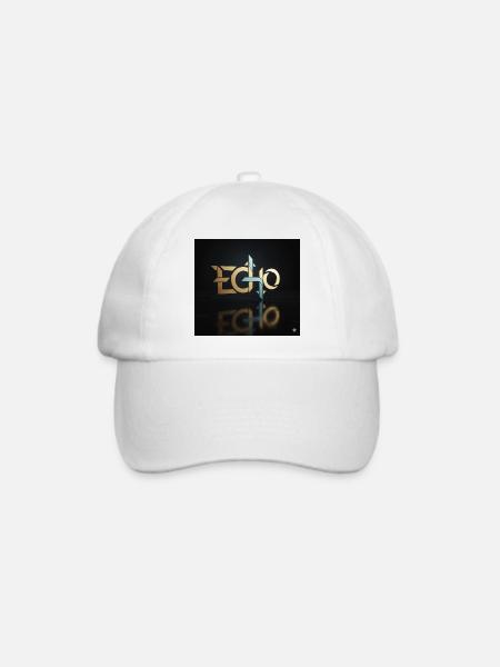 Echo Geometrie Lichtspiel - Baseballkappe - Weiß/Weiß