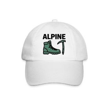 Wanderschuh Eispickel Alpine Bergsteigen Klettern - Baseballkappe - Weiß/Weiß - Vorne