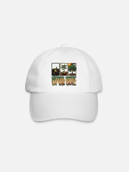 Mystic Reggae Soil - Baseballkappe - Weiß/Weiß