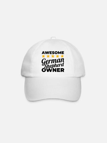 Bester Schäferhund Besitzer - Baseballkappe - Weiß/Weiß