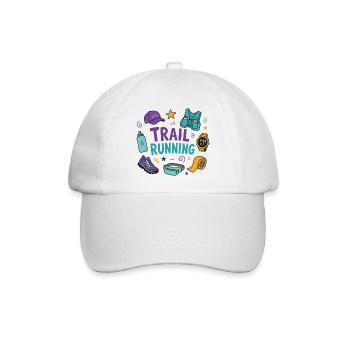 Trailrunning - Baseballkappe - Weiß/Weiß - Vorne