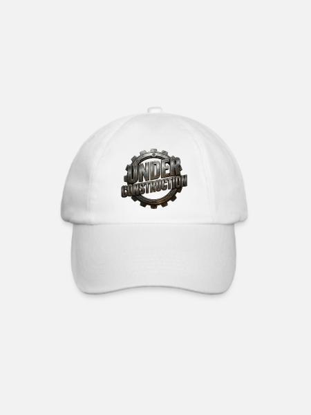 Im Bau - Baseballkappe - Weiß/Weiß