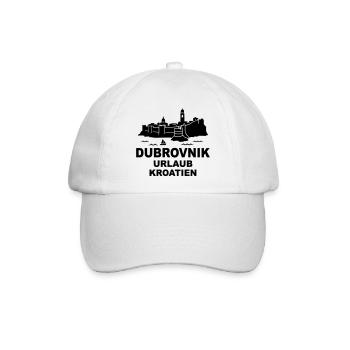 dubrovnik urlaub kroatien - Baseballkappe - Weiß/Weiß - Vorne