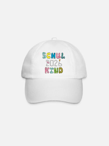 Schulkind 2026  - Baseballkappe - Weiß/Weiß