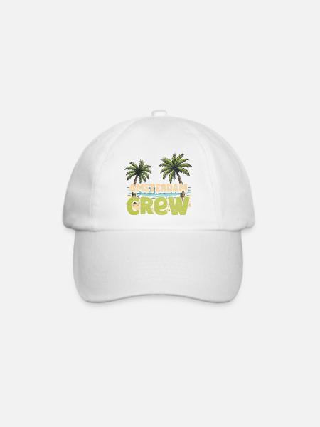Amsterdam Crew - Baseballkappe - Weiß/Weiß