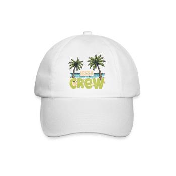 Ibiza Crew - Baseballkappe - Weiß/Weiß - Vorne
