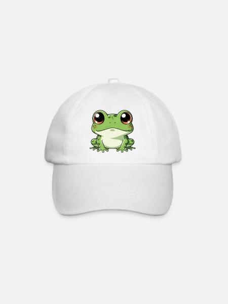 Froggy - Baseballkappe - Weiß/Weiß