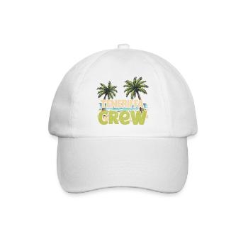 Teneriffa Crew - Baseballkappe - Weiß/Weiß - Vorne