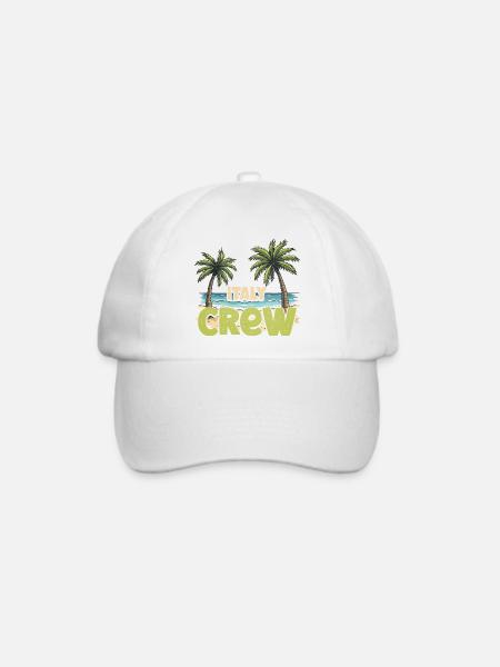 Italien Crew - Baseballkappe - Weiß/Weiß