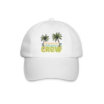 Mykonos Crew - Baseballkappe - Weiß/Weiß - Vorne