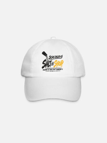 Graffiti-Skript-Burst-Logo - Baseballkappe - Weiß/Weiß