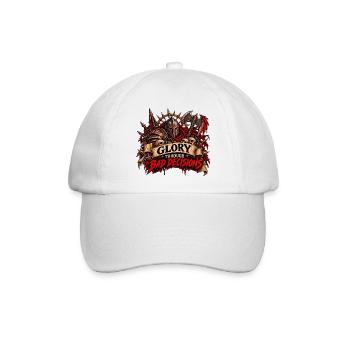 Ehre durch Fehlentscheidungen - Baseballkappe - Weiß/Weiß - Vorne