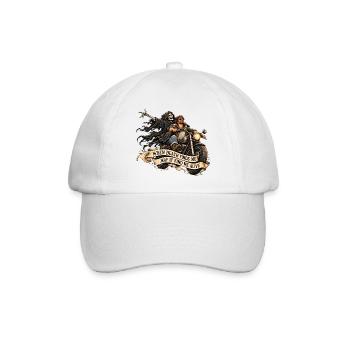 May death find me alive - Baseballkappe - Weiß/Weiß - Vorne