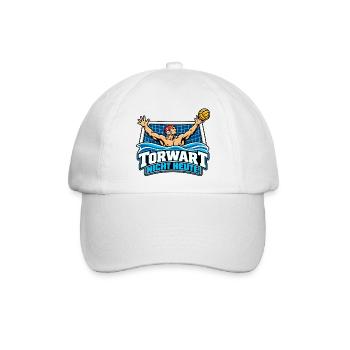 Torwart Nicht Heute - Baseballkappe - Weiß/Weiß - Vorne