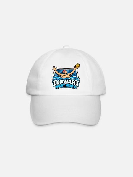 Torwart Nicht Heute - Baseballkappe - Weiß/Weiß