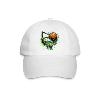 Basketball - Baseballkappe - Weiß/Weiß - Vorne