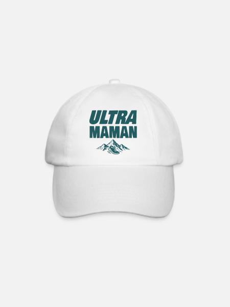Ultra Maman Trail - Baseballkappe - Weiß/Weiß