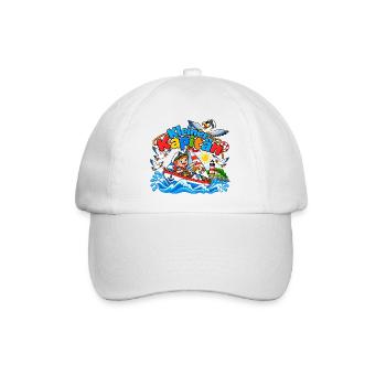 Kleiner Kapitän Segelabenteuer - Baseballkappe - Weiß/Weiß - Vorne