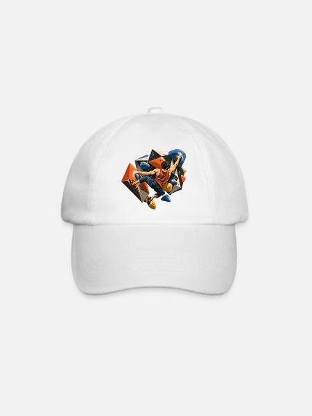Bouldern - Baseballkappe - Weiß/Weiß