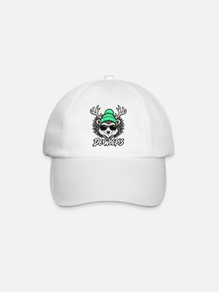De Wolpis Igel Winterlook - Baseballkappe - Weiß/Weiß