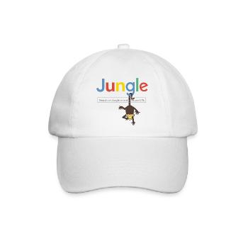 JUNGLE GOOGLE & CHEETAH - Baseballkappe - Weiß/Weiß - Vorne