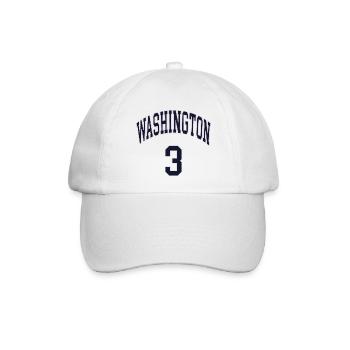 Washington 3 - Baseballkappe - Weiß/Weiß - Vorne