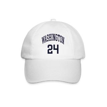 Washington 24 - Baseballkappe - Weiß/Weiß - Vorne