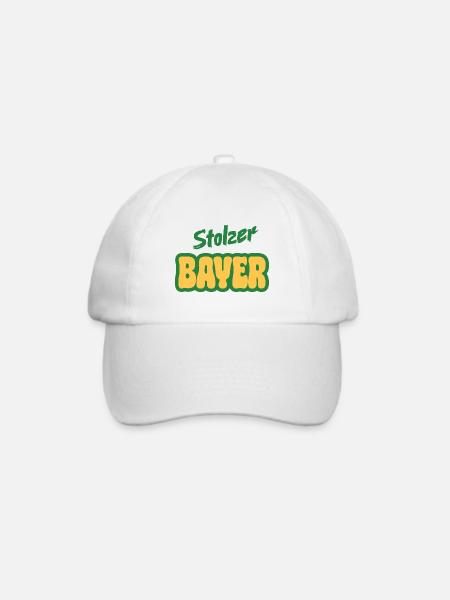 Stolzer Bayer - Baseballkappe - Weiß/Weiß