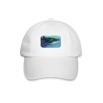 Walhai whale shark - Baseballkappe - Weiß/Weiß - Vorne