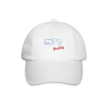 Diver Dive Buddy Scuba - Baseballkappe - Weiß/Weiß - Vorne