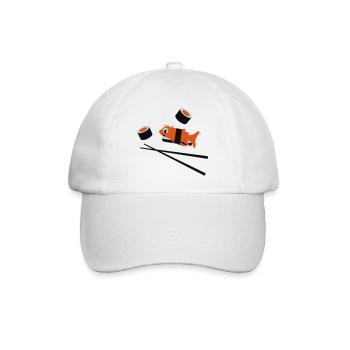 Sushi - Baseballkappe - Weiß/Weiß - Vorne