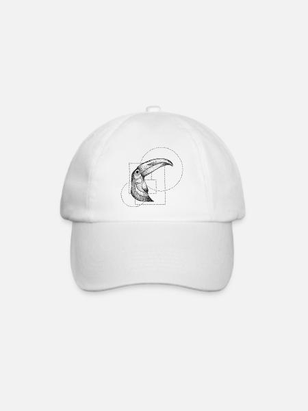 Ptaszor - Baseballkappe - Weiß/Weiß