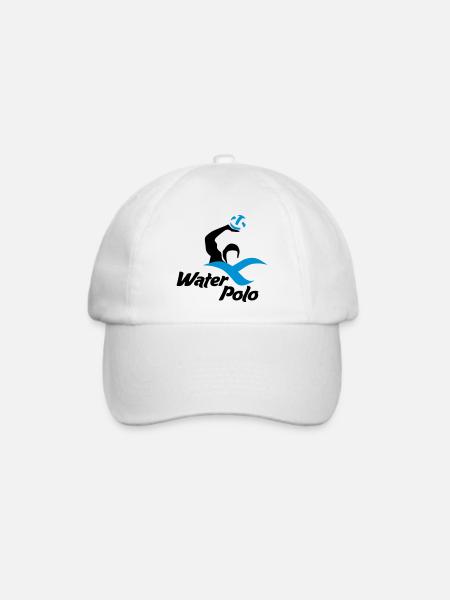 Wasserball - Baseballkappe - Weiß/Weiß