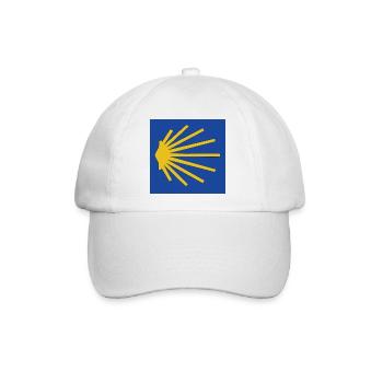 Muschel Wegweiser - Baseballkappe - Weiß/Weiß - Vorne