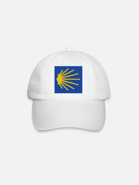 Muschel Wegweiser - Baseballkappe - Weiß/Weiß